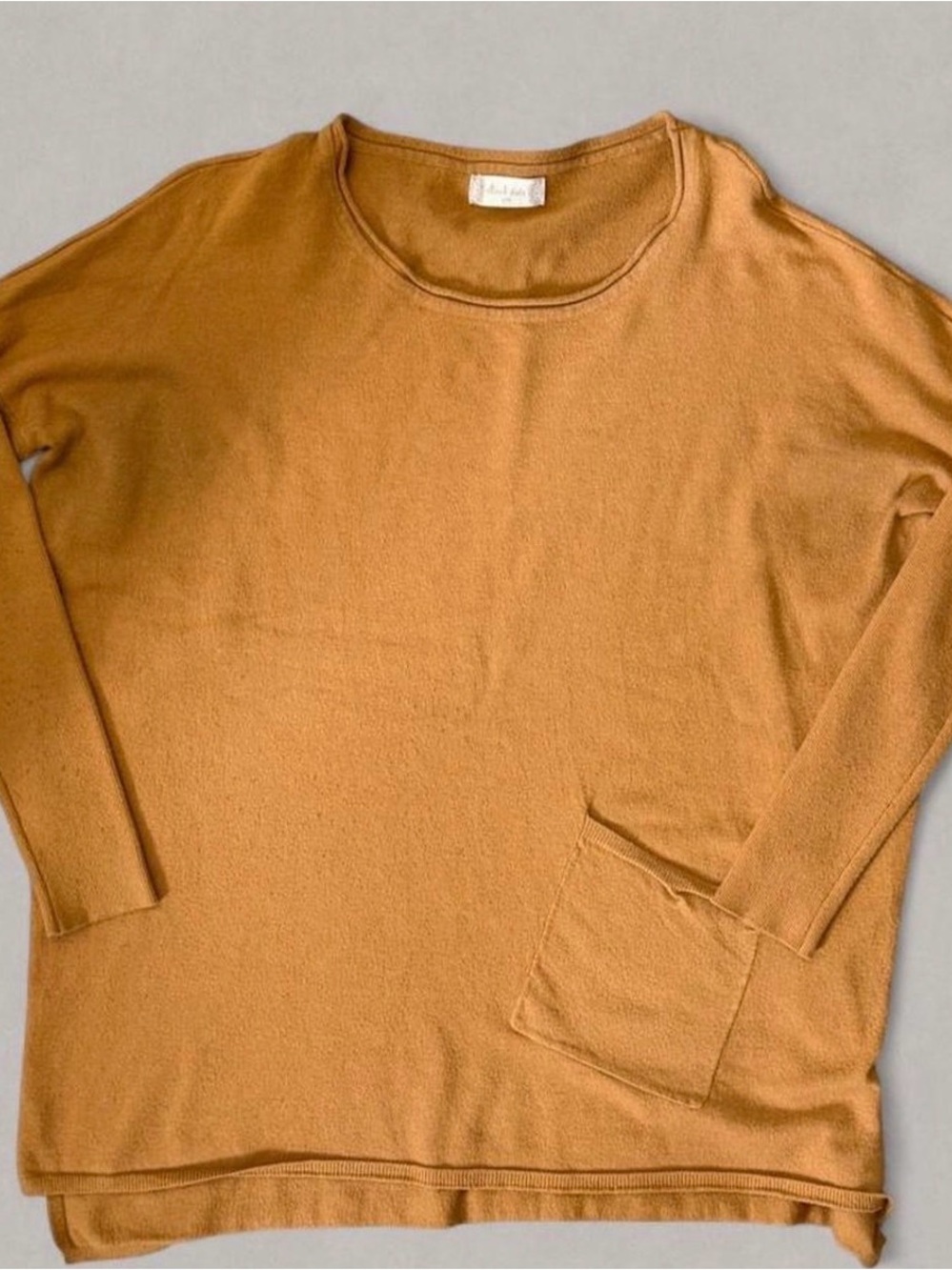 Altar'd State Women's Scoop Neck Sweater in tan